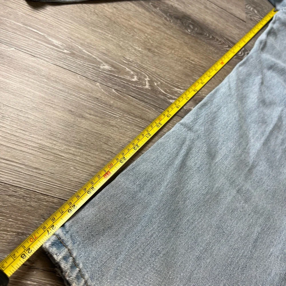 Levis 550 Jeans Mens 31x30 Light Wash Relaxed Tapered Distressed Vintage 90s